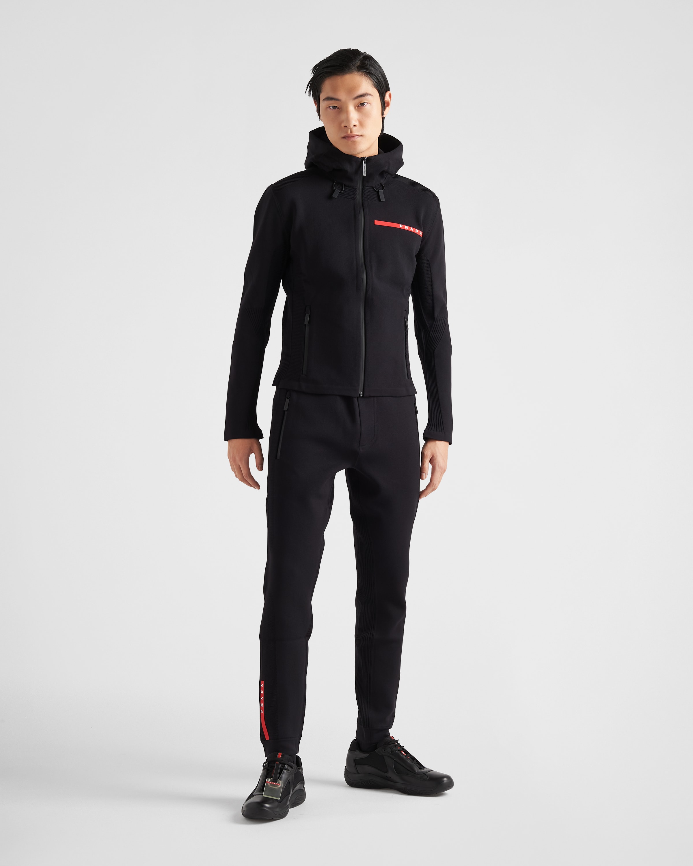 Prada red stripe sales