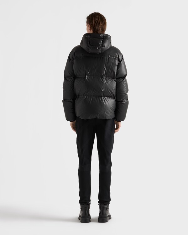 Technische Hose aus Techno-Strick - Schwarz Technische Hose aus Techno-Strick - Schwarz