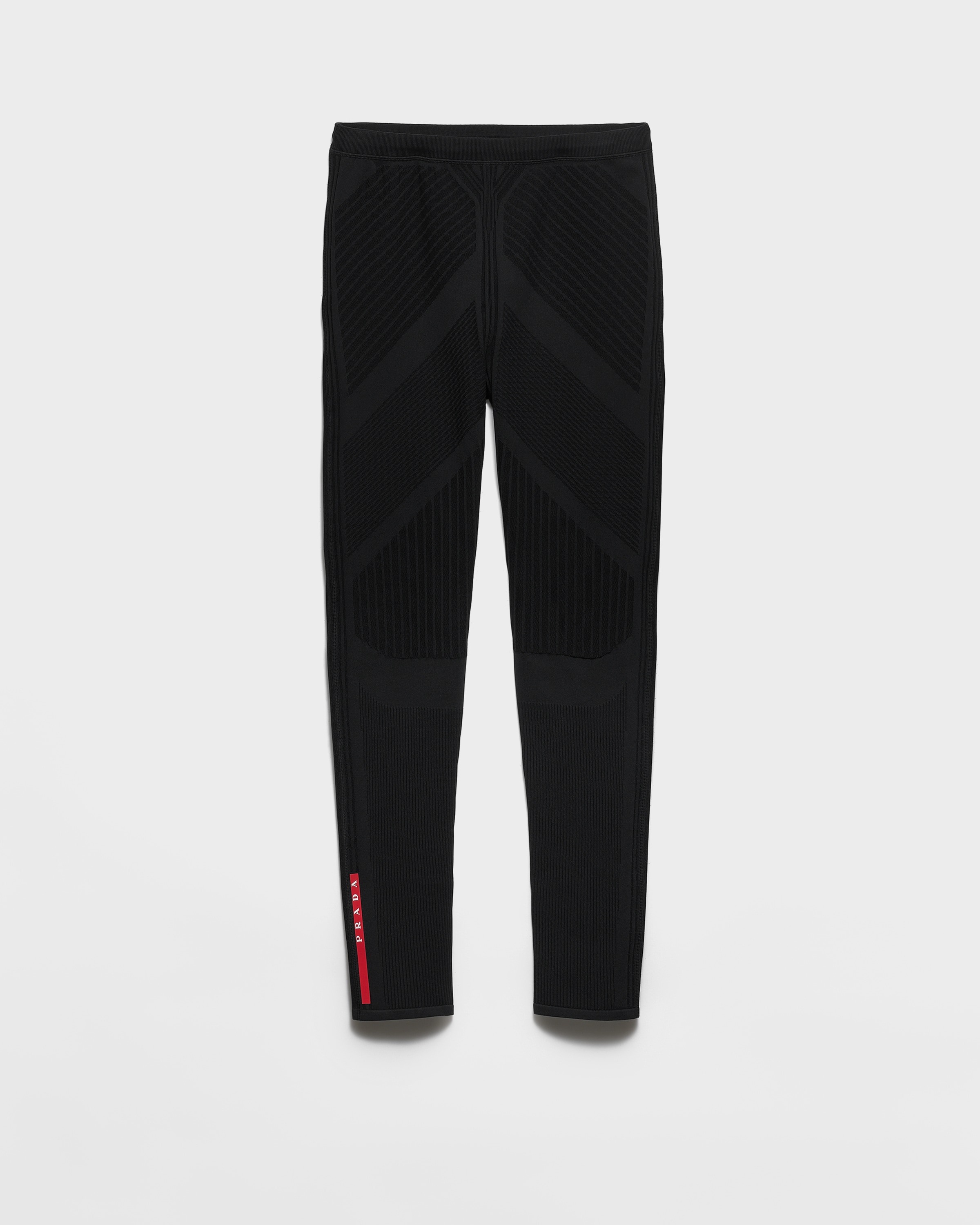 Black Technical Knit Pants | PRADA