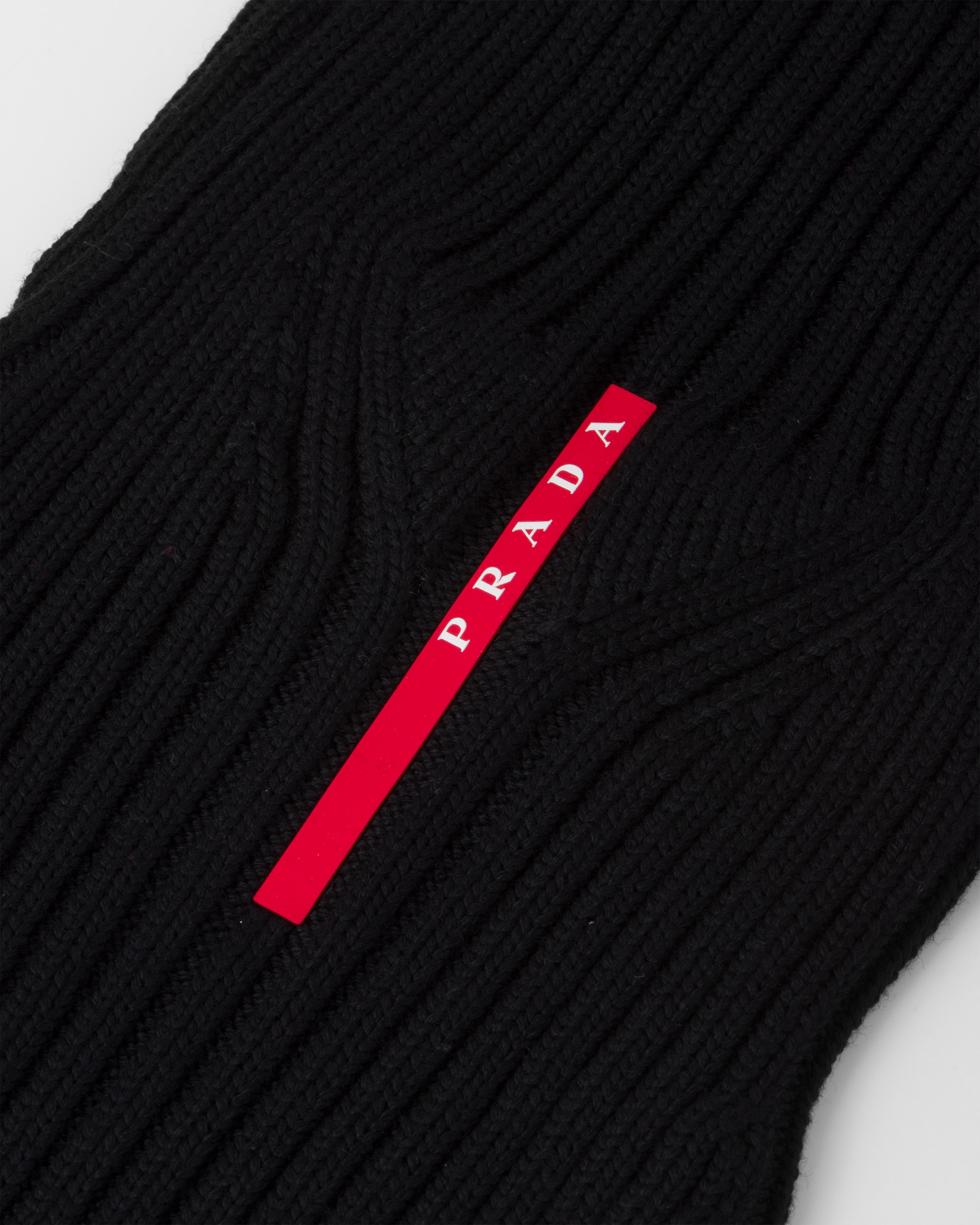ブラック ウール バラクラバ | PRADA