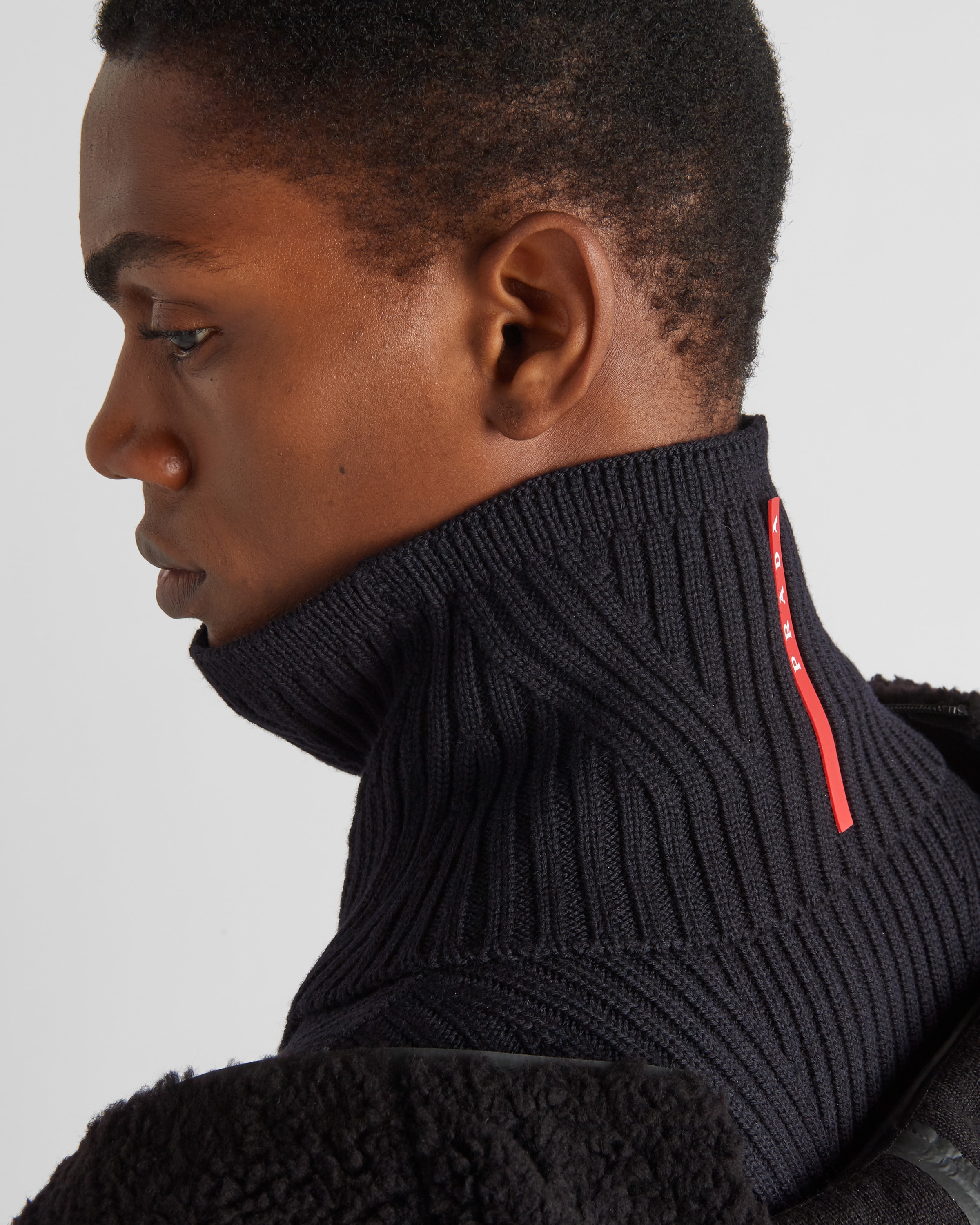 Black Wool Dickey | PRADA