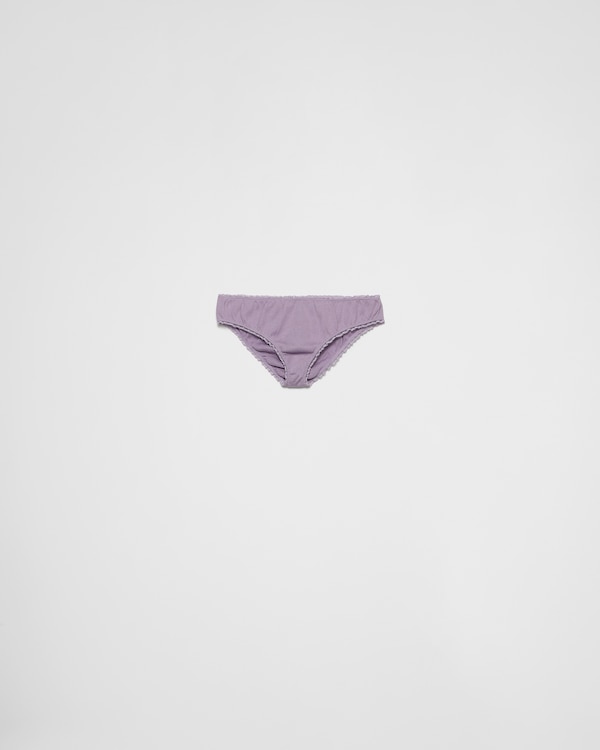 Ribbed cotton panty Ribbed cotton panty