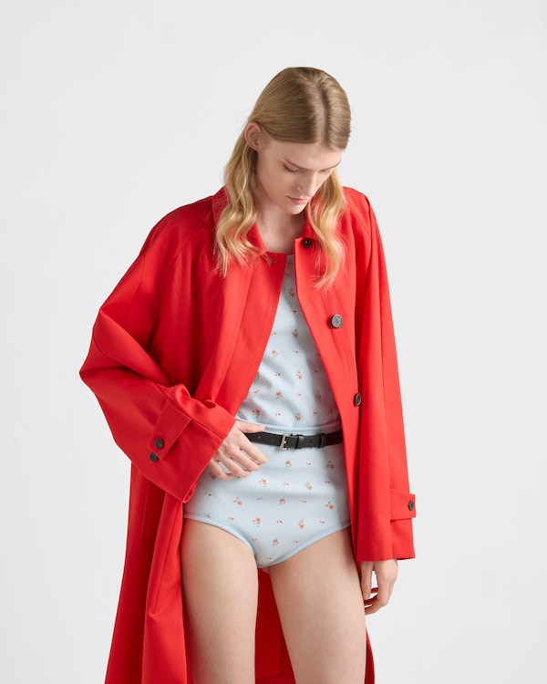 Floral print elasticized cotton panties - Sky Blue Floral print elasticized cotton panties - Sky Blue