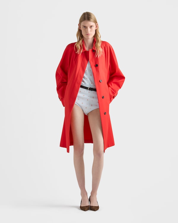 Floral print elasticized cotton panties - Sky Blue Floral print elasticized cotton panties - Sky Blue