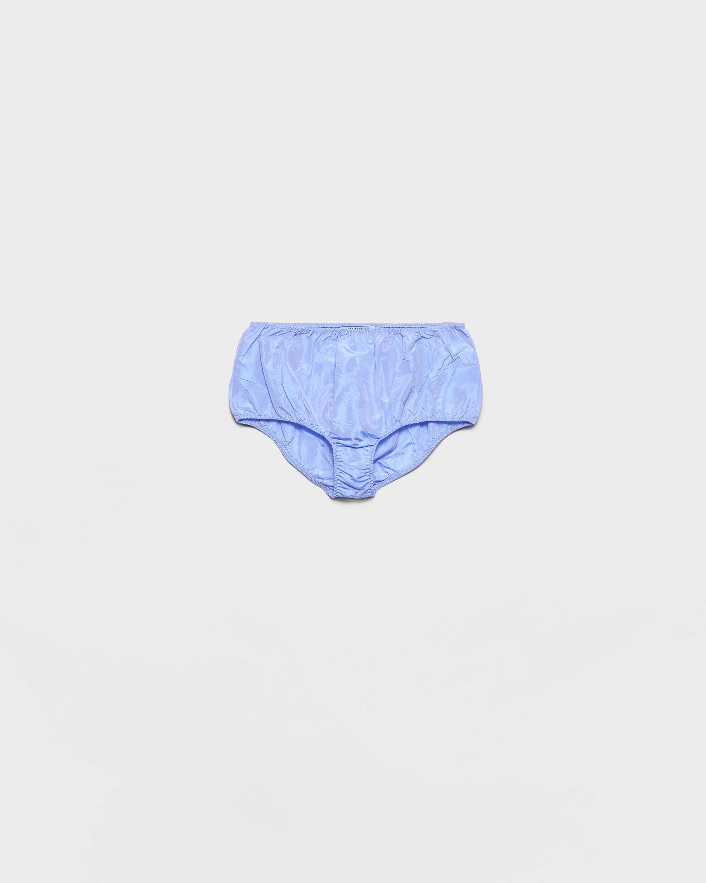 Periwinkle Blue Taffeta briefs | PRADA - United States