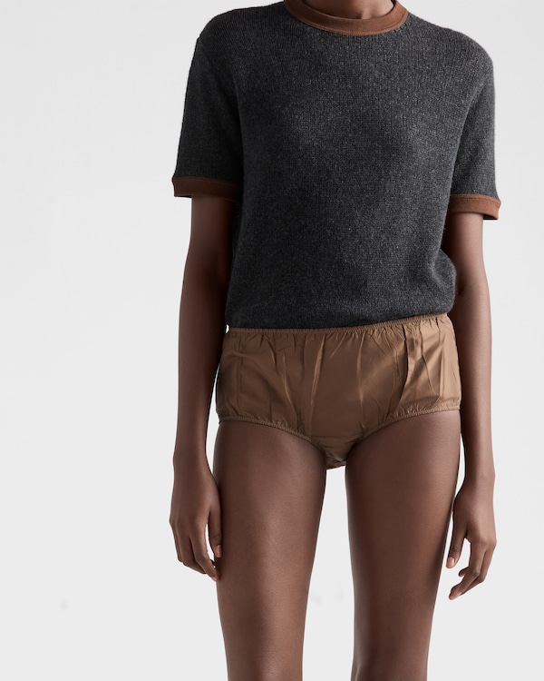 Taffeta briefs - Cocoa Brown Taffeta briefs - Cocoa Brown