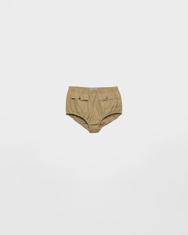 Poplin shorts - Beige Poplin shorts - Beige