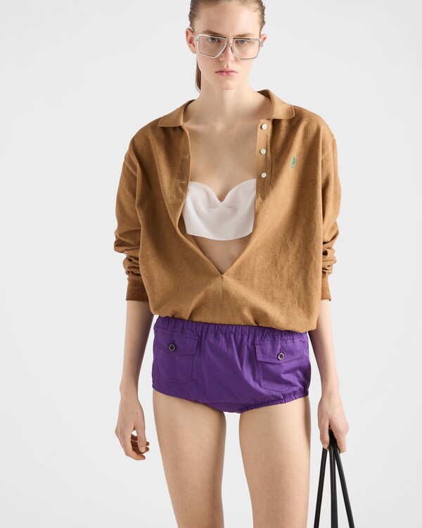 Poplin shorts - Cyclamen Poplin shorts - Cyclamen