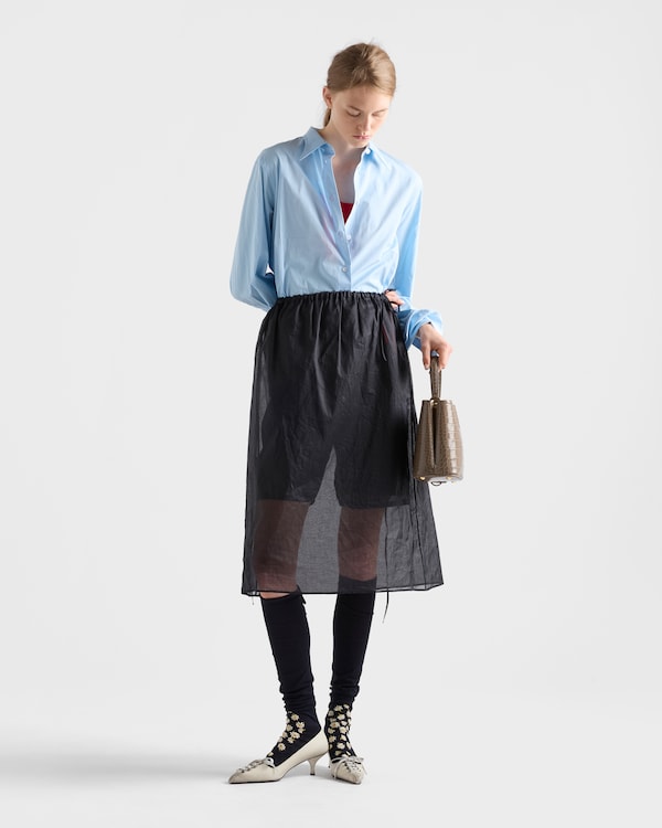 Organdy Bermudas - Black Organdy Bermudas - Black