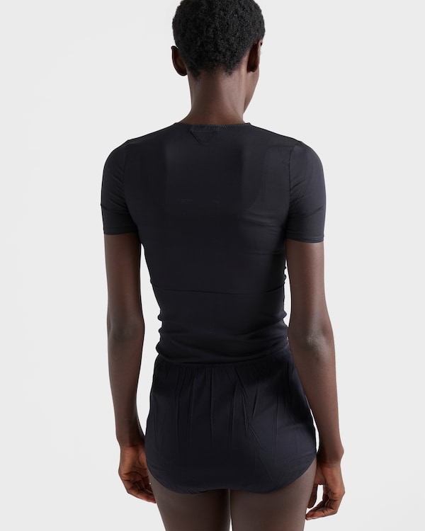 Silk chiffon slip - Black Silk chiffon slip - Black