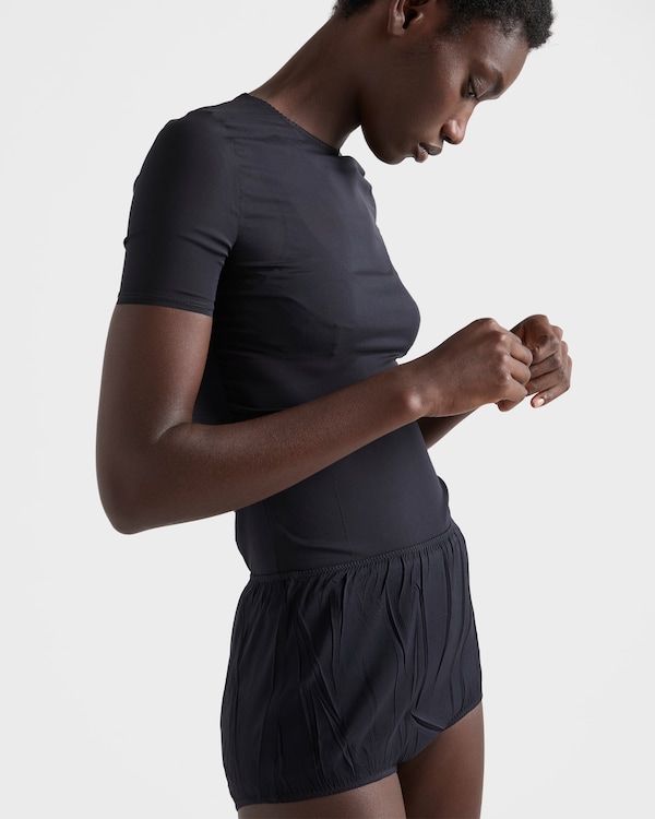 Silk chiffon slip - Black Silk chiffon slip - Black