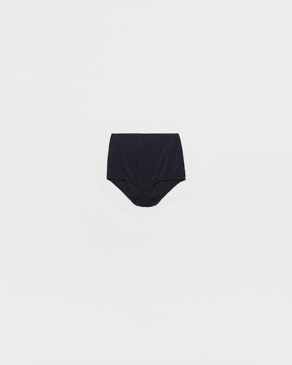Silk chiffon slip - Black Silk chiffon slip - Black