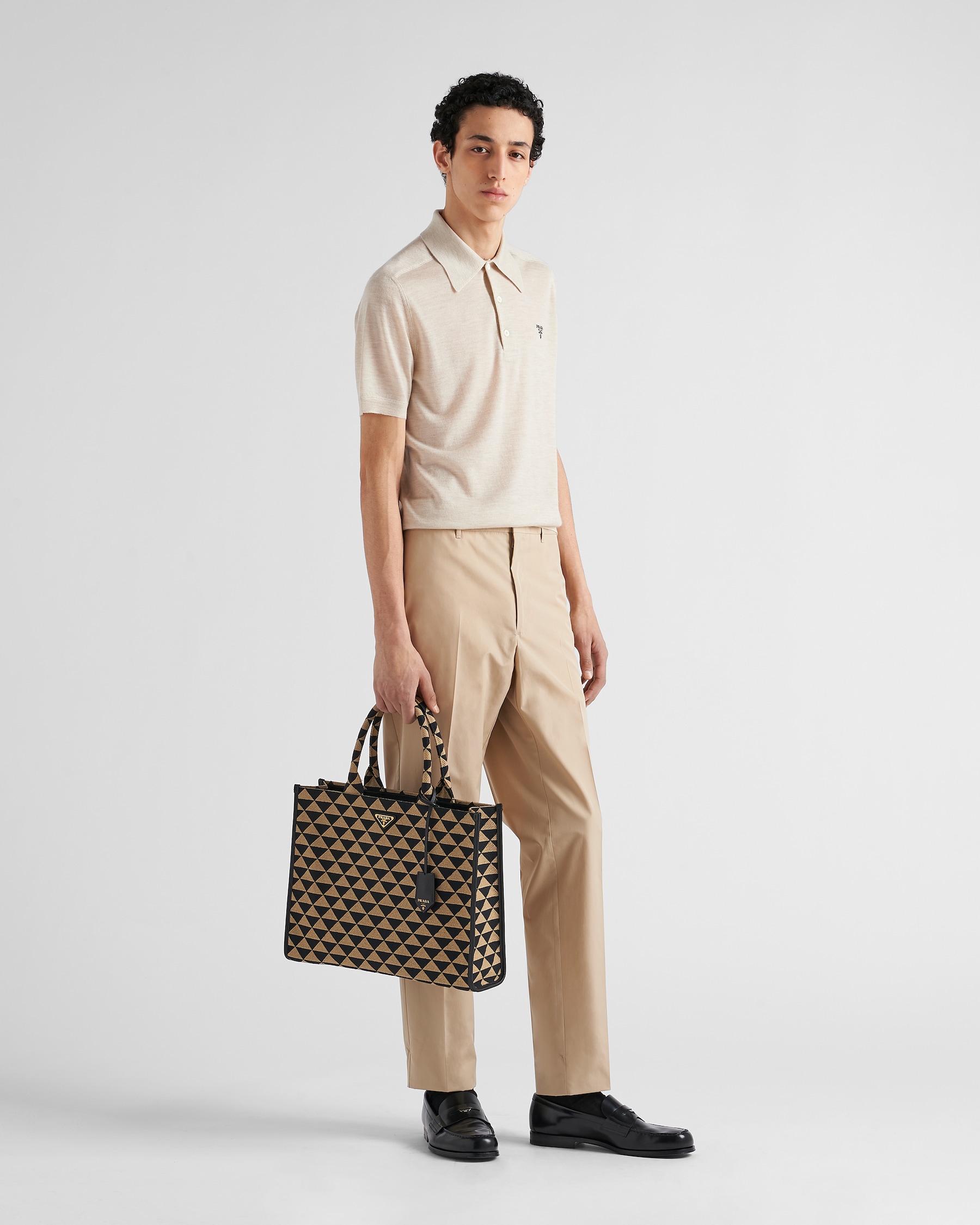Pantalon Soie Rose Prada — 36IT