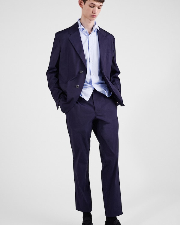 Stretch poplin pants Stretch poplin pants