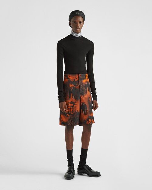 Prada Re\u002DNylon Bermudas 2
