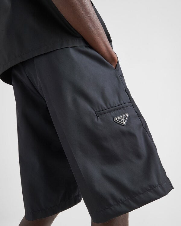 Re-Nylon Bermudas - Black Re-Nylon Bermudas - Black