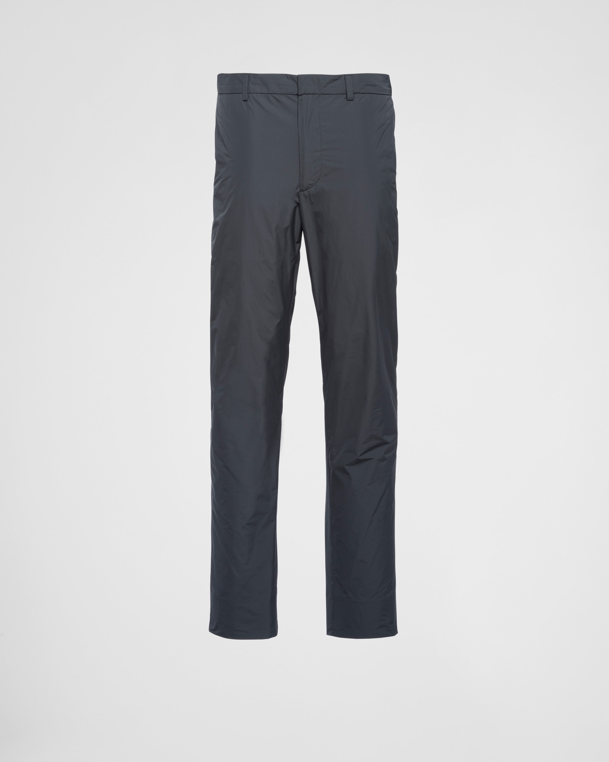 Noord component gelijkheid Lead Gray Technical poplin pants | Prada