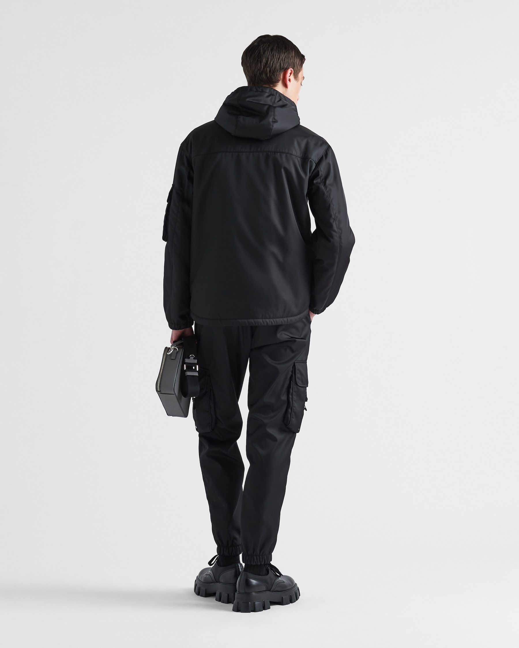 PRADA cropped nylon pants