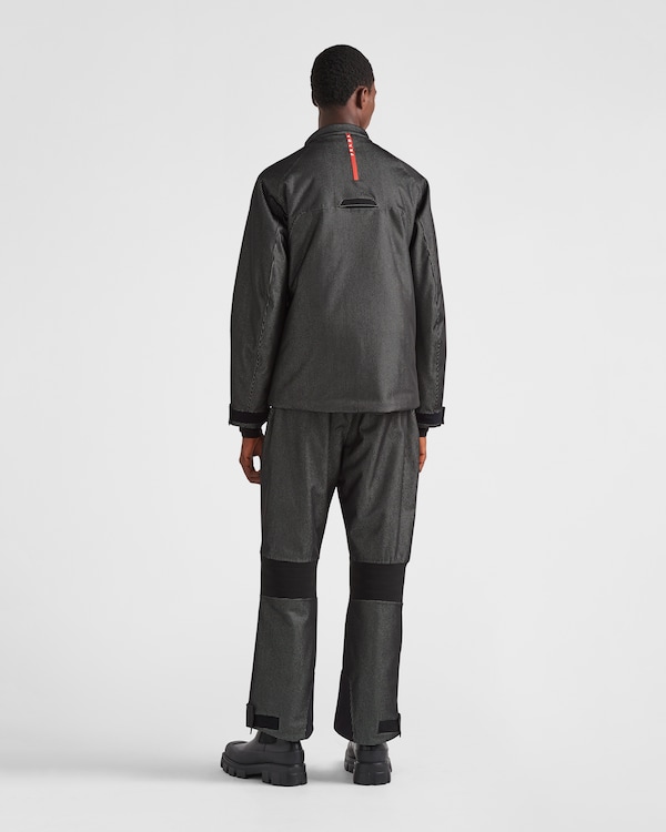 Reflective fabric ski pants Reflective fabric ski pants