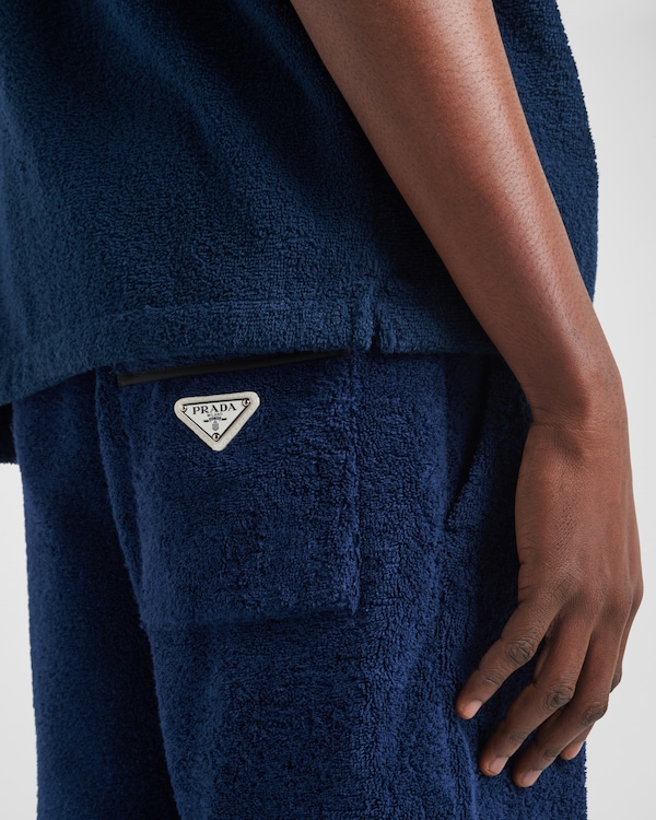 Prada Navy Shorts