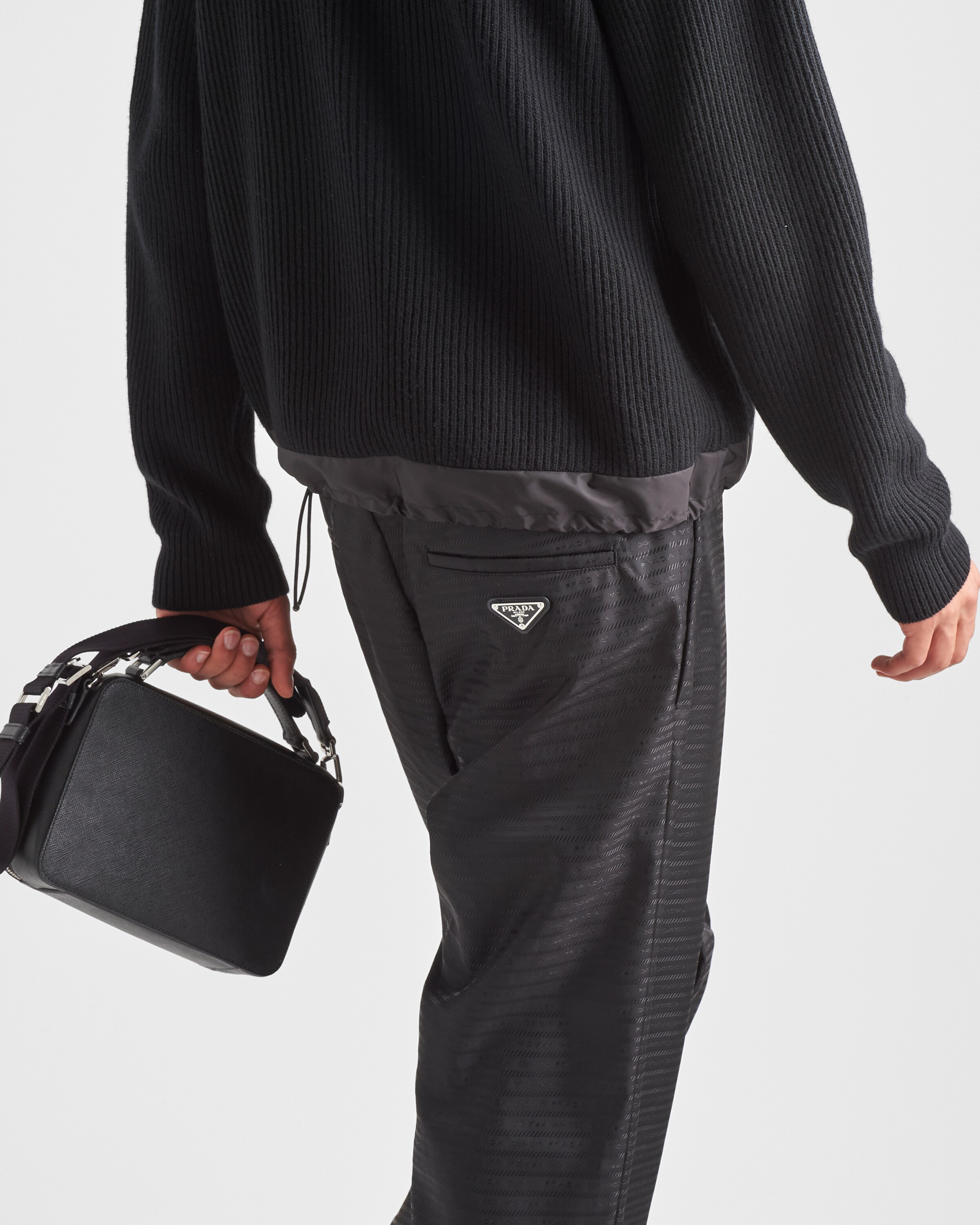 Prada re nylon 2025 pants