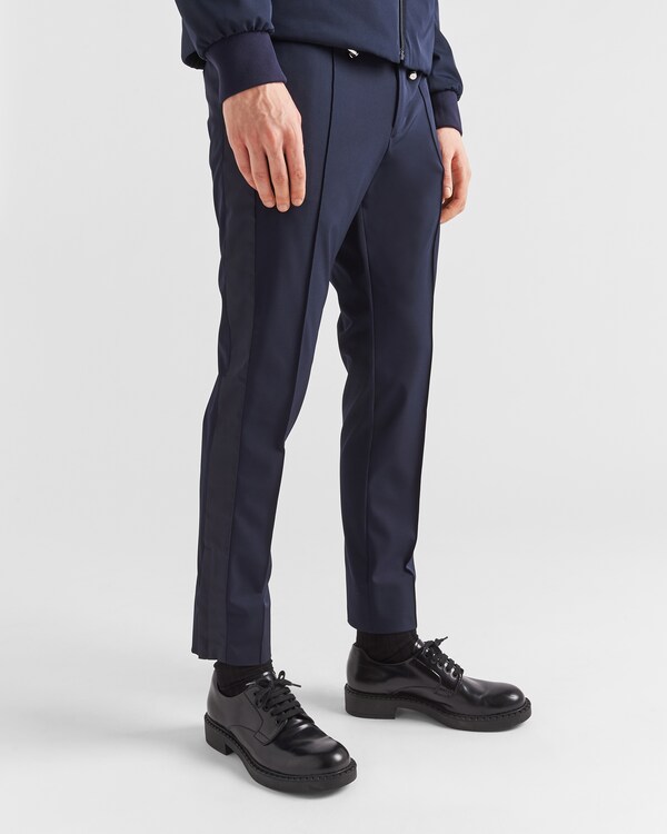 Stretch technical fabric pants - Navy Stretch technical fabric pants - Navy