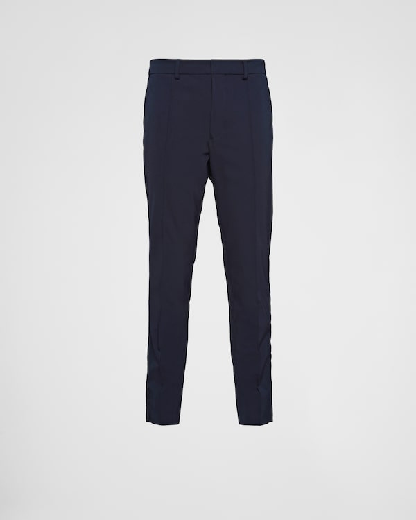 Stretch technical fabric pants - Navy Stretch technical fabric pants - Navy