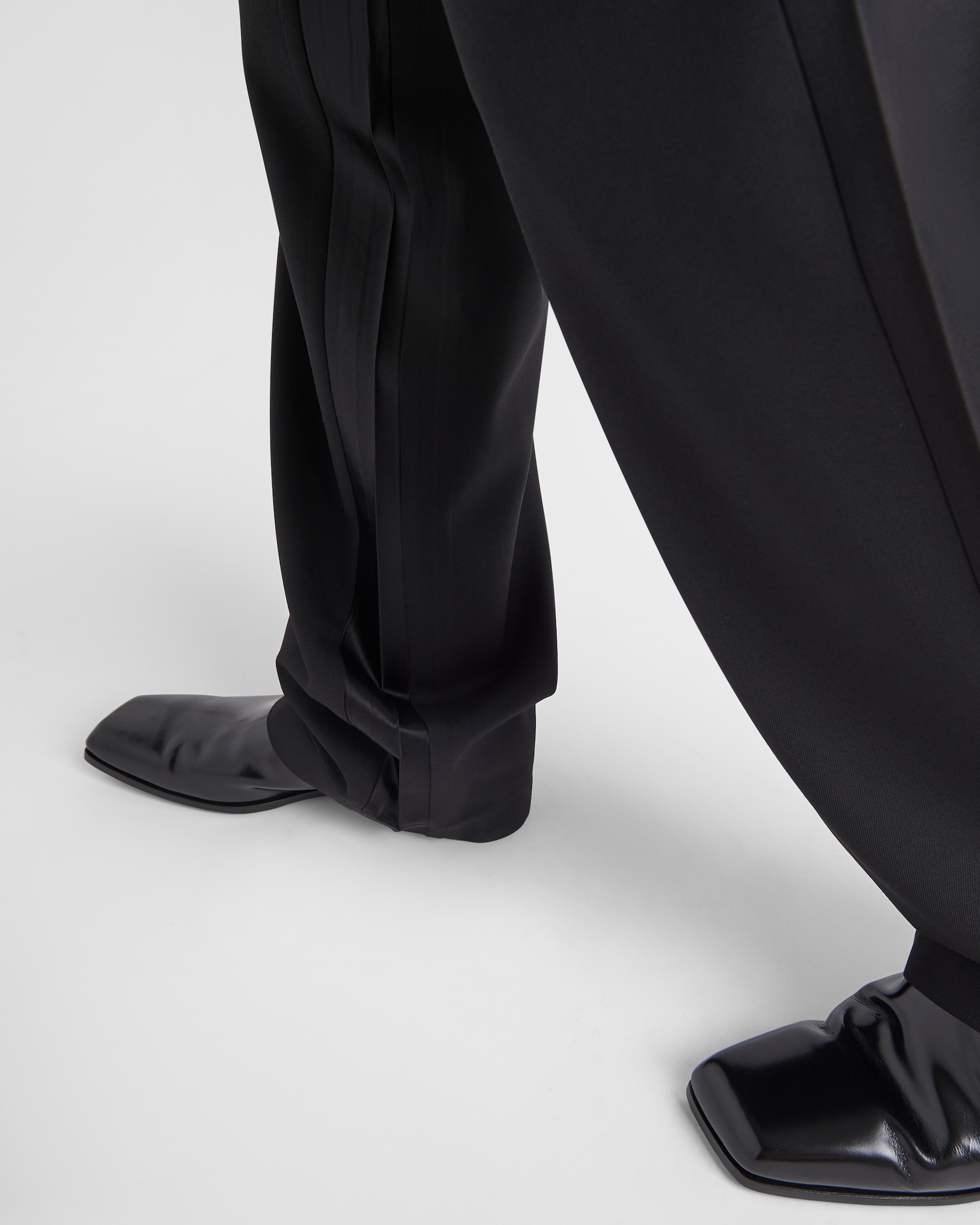 Prada Women Safety-Pin Detail Wool Trousers main image 1