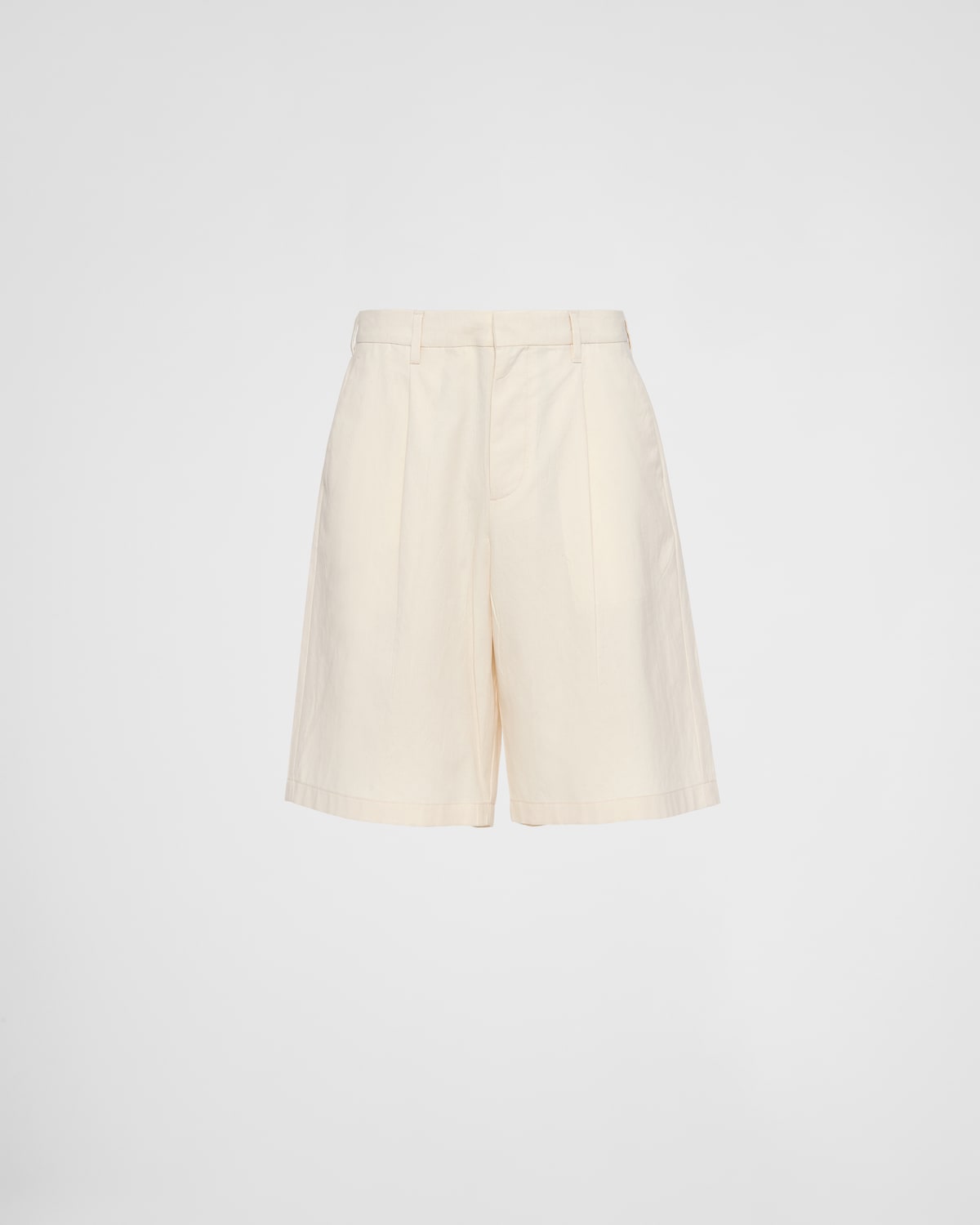 Prada Blue Cotton Casual Pants main image 1