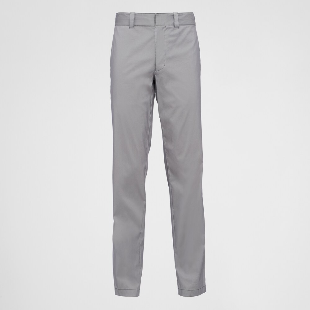 Prada Stretch poplin pants 1
