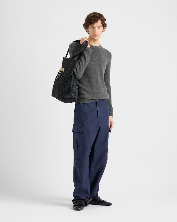 Pantalones cargo de algodón - Azul Pantalones cargo de algodón - Azul