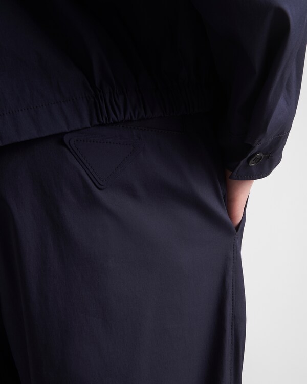 Stretch poplin pants Stretch poplin pants