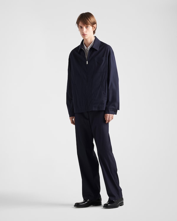 Stretch poplin pants Stretch poplin pants