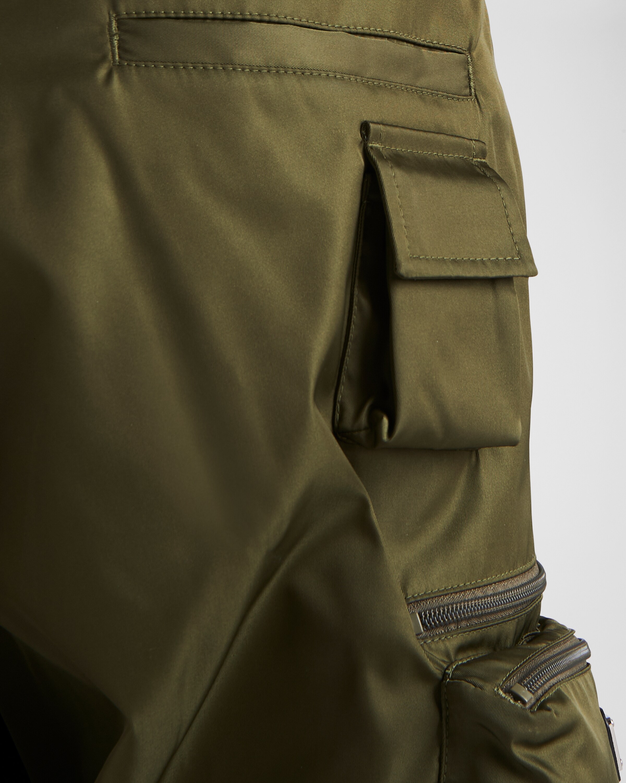 Shop Prada Re-nylon Pants In Loden Green