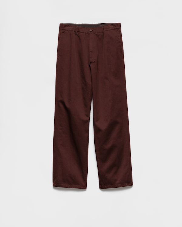 Navy Cotton pants | PRADA