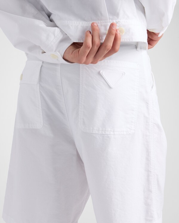 Cotton Bermudas - White Cotton Bermudas - White