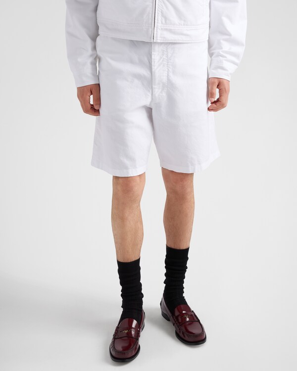 Cotton Bermudas - White Cotton Bermudas - White