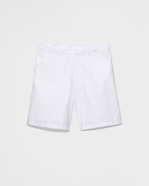 Cotton Bermudas - White Cotton Bermudas - White