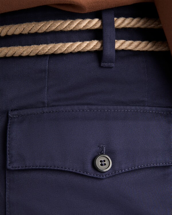 Cotton Bermudas - Navy Cotton Bermudas - Navy