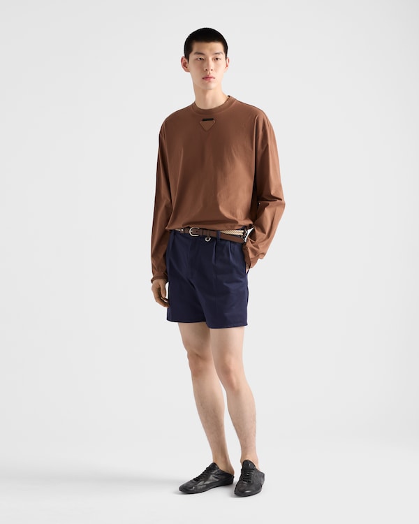 Cotton Bermudas - Navy Cotton Bermudas - Navy