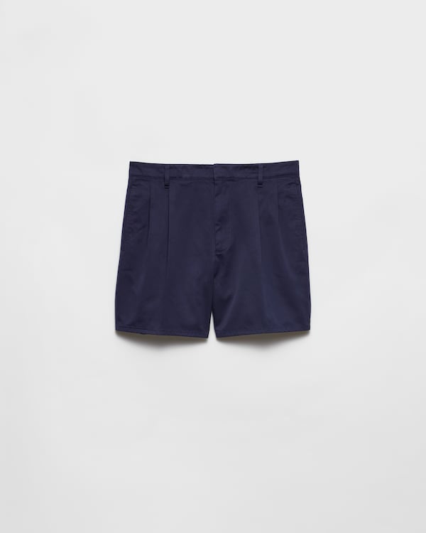 Cotton Bermudas - Navy Cotton Bermudas - Navy