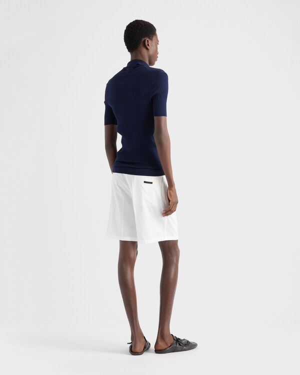 Poplin Bermudas - White Poplin Bermudas - White