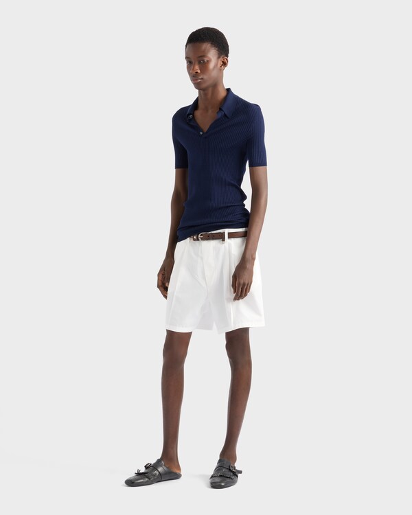 Poplin Bermudas - White Poplin Bermudas - White