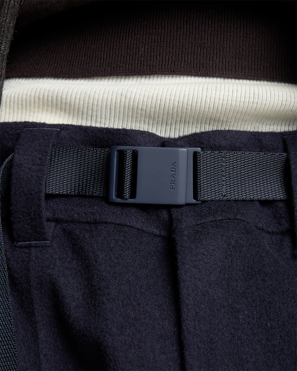 Pantalon technique en cachemire - Bleu Pantalon technique en cachemire - Bleu