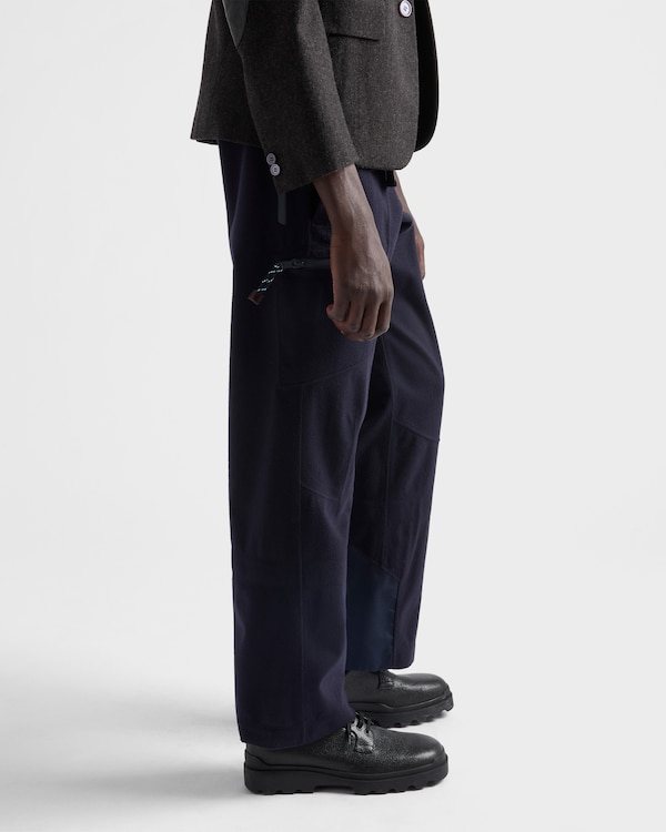 Pantalon technique en cachemire - Bleu Pantalon technique en cachemire - Bleu