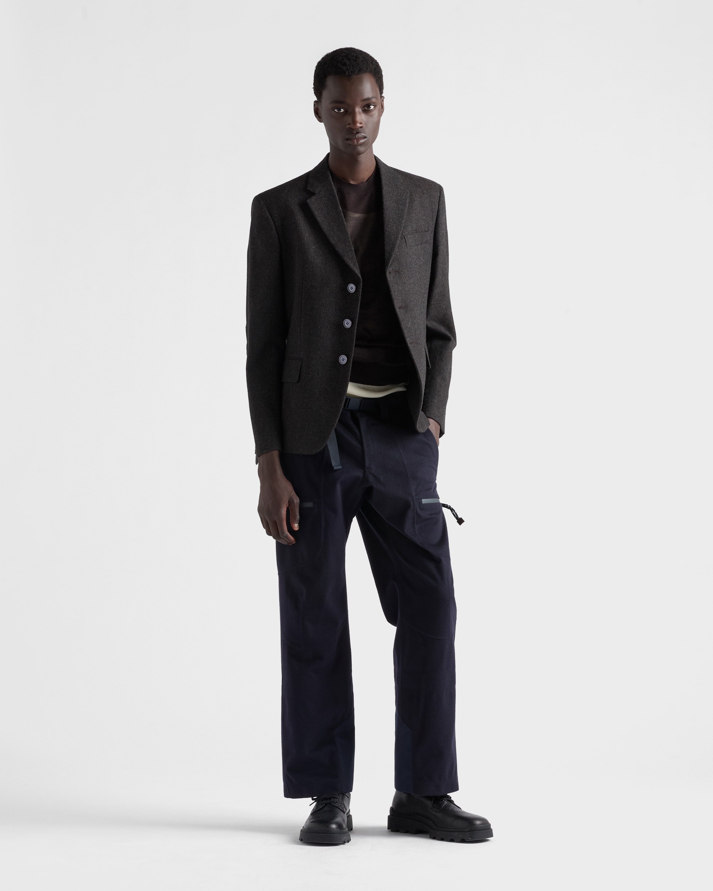 PRADA 21ss テーラードジャケット マジックテープ PRADA Ready To Wear