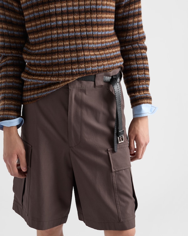 Cotton Bermudas - Swamp Green Cotton Bermudas - Swamp Green