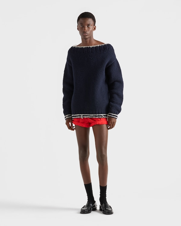 Bermuda en popeline de coton - Rouge Bermuda en popeline de coton - Rouge