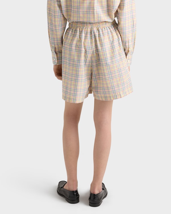 Cotton Bermudas - Sapphire Blue Cotton Bermudas - Sapphire Blue