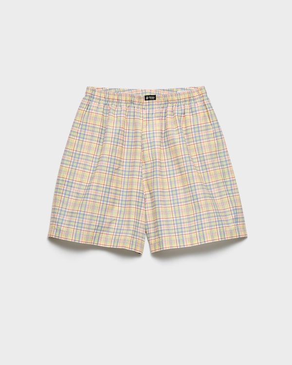 Cotton Bermudas - Sapphire Blue Cotton Bermudas - Sapphire Blue